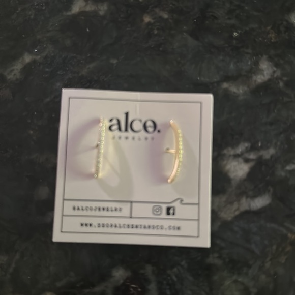 Alco Boca Ear Climbers - Silver - Picture 3 of 4